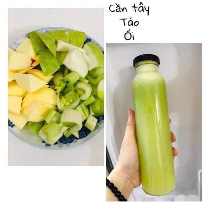 Nước ép Cần tây, Táo, Ổi